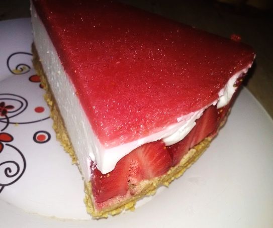 Cheesecake cu căpșuni